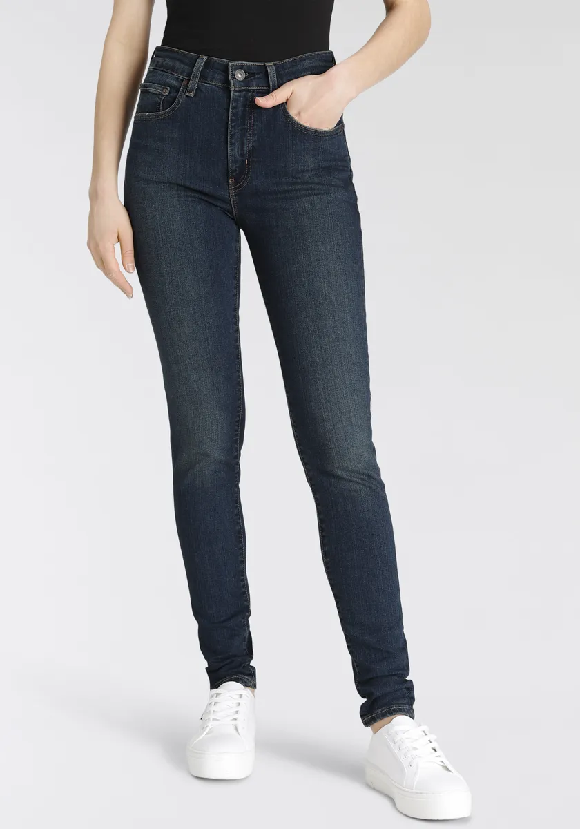 

Джинсы Levi's скинни "721 High Rise Skinny" с высоким поясом, цвет Raw Indigo Denim