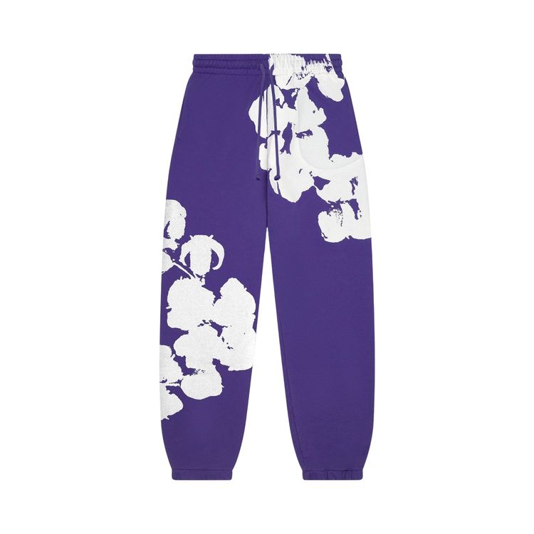 

Спортивные брюки Denim Tears Big Cotton Wreath Sweatpants 'Purple', фиолетовый