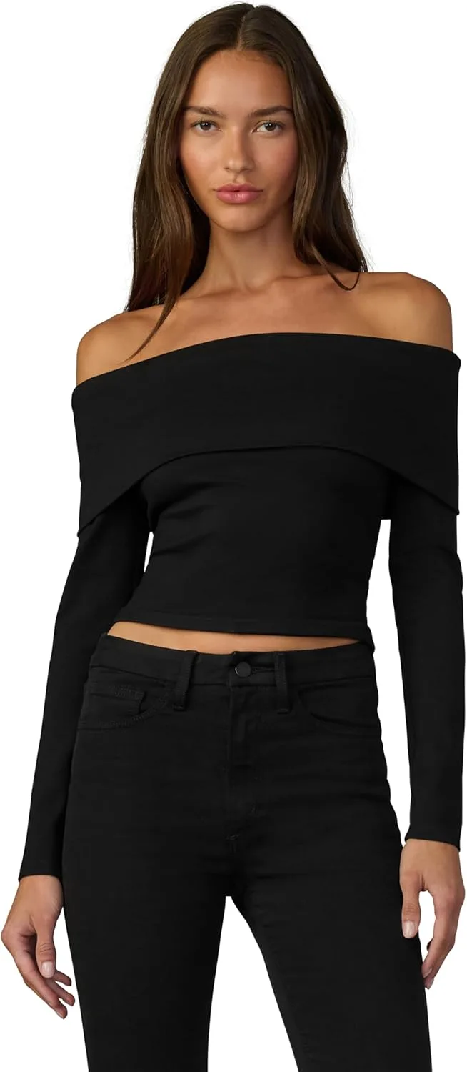 

Женский топ Joe's The Devin с длинными рукавами и открытыми плечами