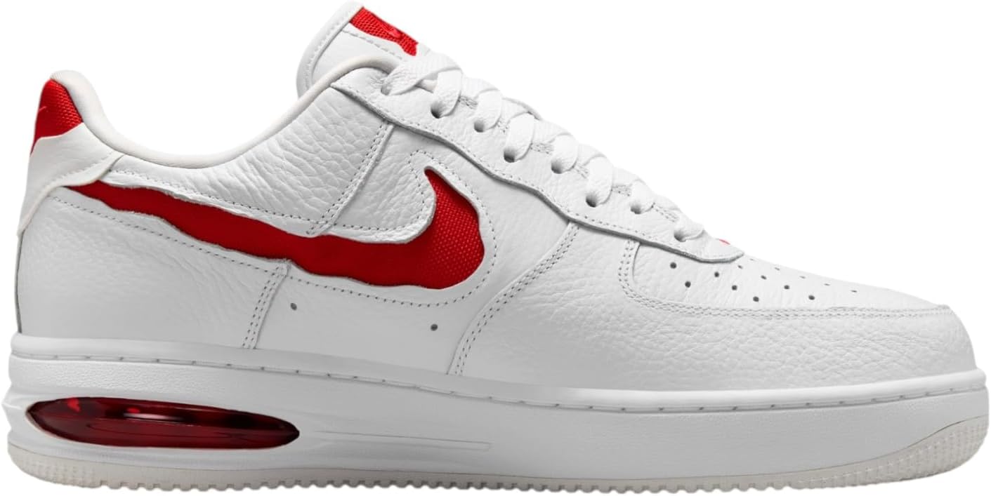 Мужские кроссовки Nike Air Force 1 Low Evo, белый/красный — фото 3