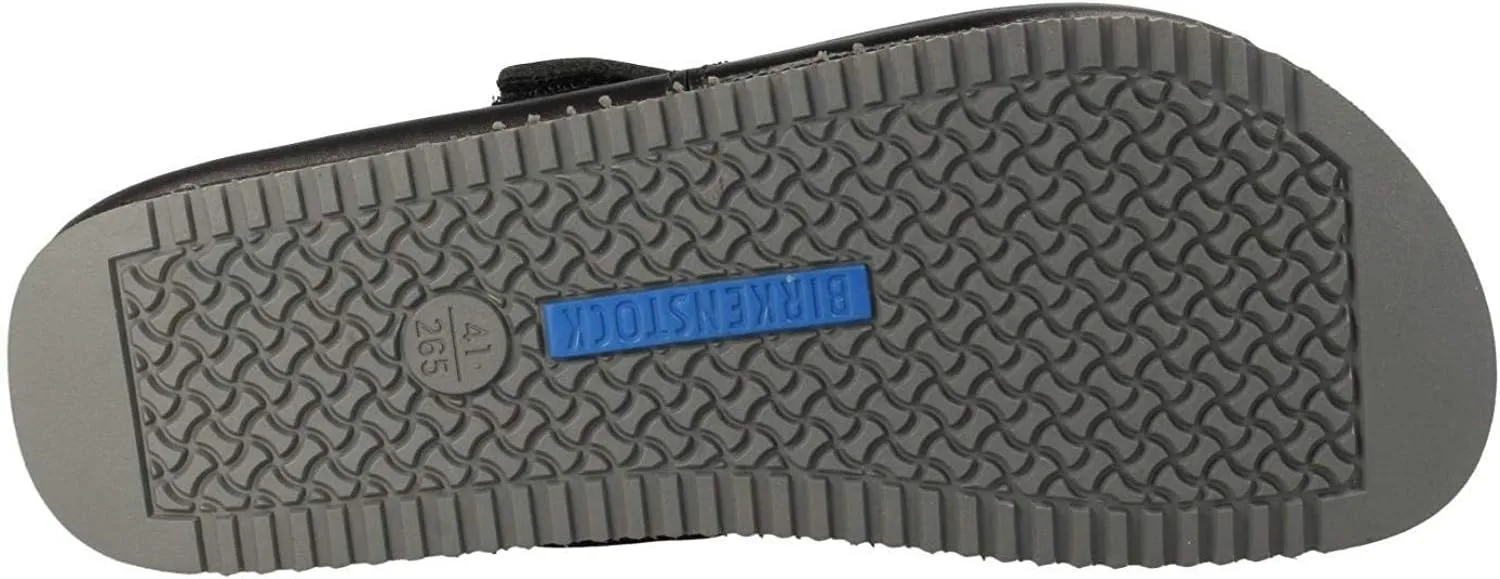Красивые женские и мужские сандалии Birkenstock Linz, черный — фото 2