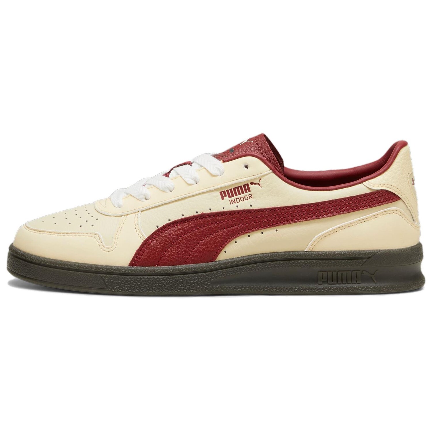 

Кроссовки Puma INDOOR Training Shoes Men Low-top Beige/Red, бежевый/красный
