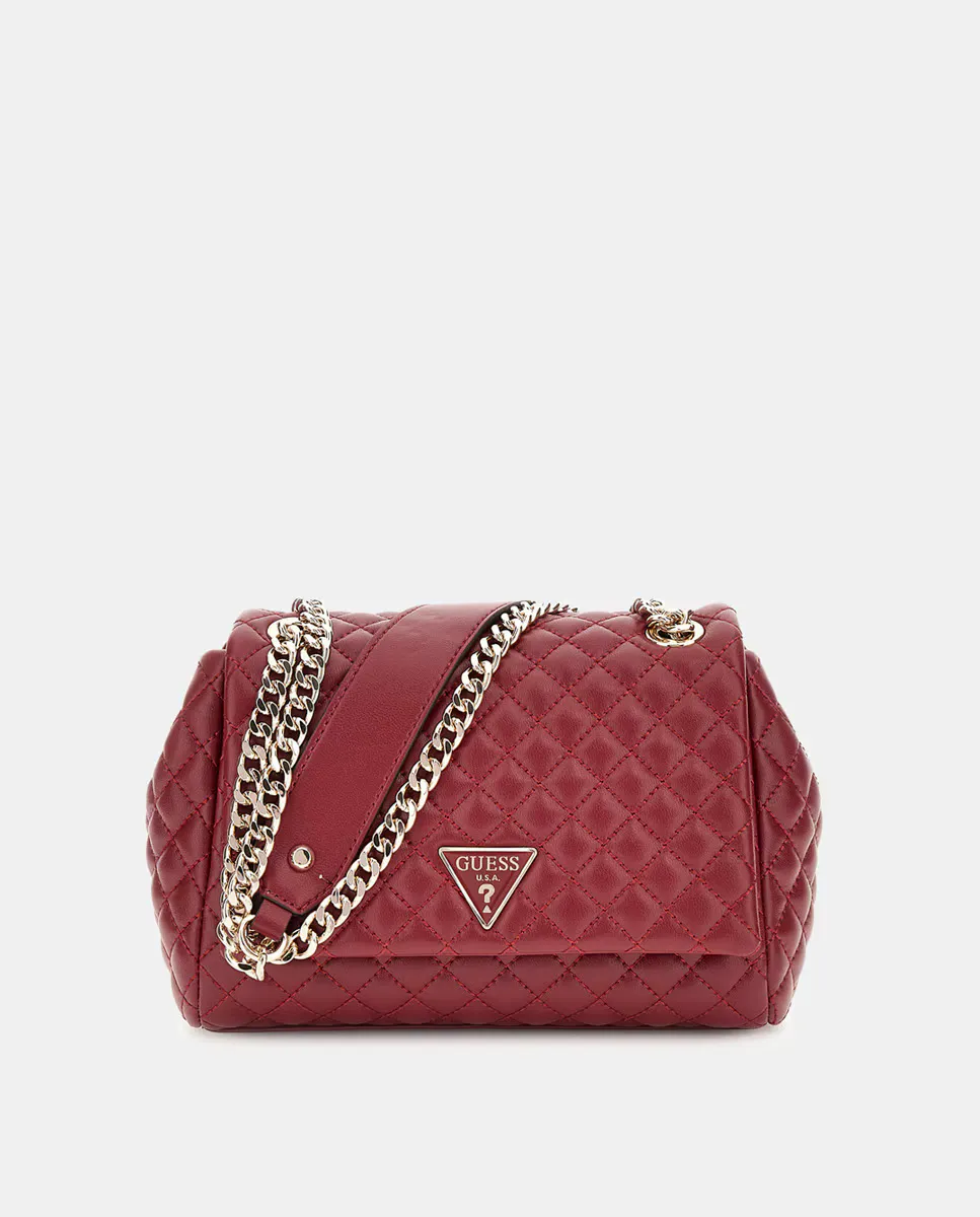 

Мягкая сумка и магнитная кнопка Guess, красный