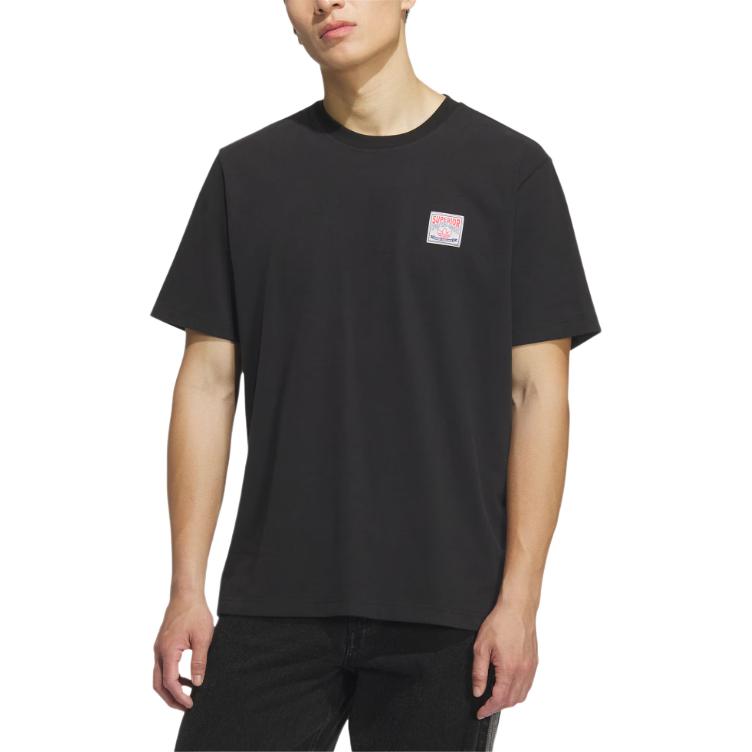 Футболка SS25 WABASH мужская Adidas Originals, черный — фото 2