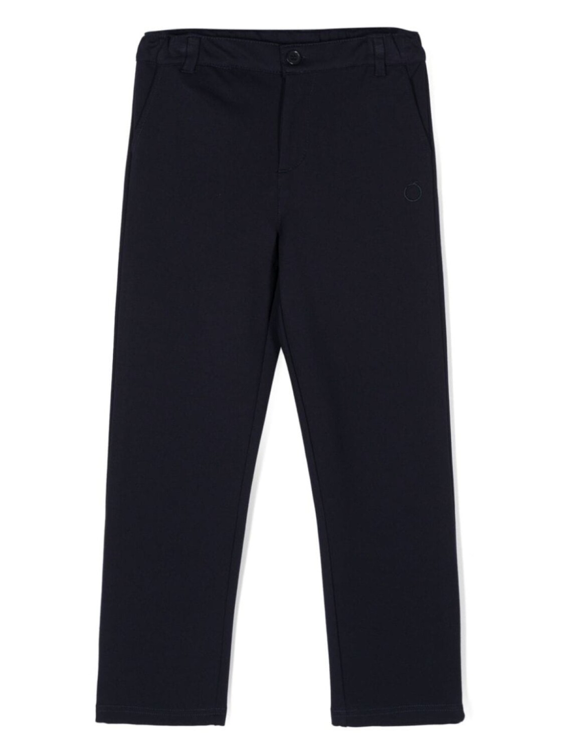 

TRUSSARDI JUNIOR брюки с вышитым логотипом, синий