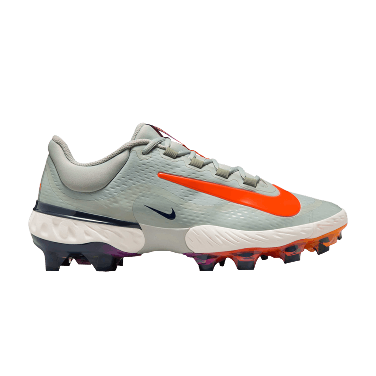 

Бутсы Nike Alpha Huarache Elite 4 Low MCS 'Light Silver Laser Orange', зеленый