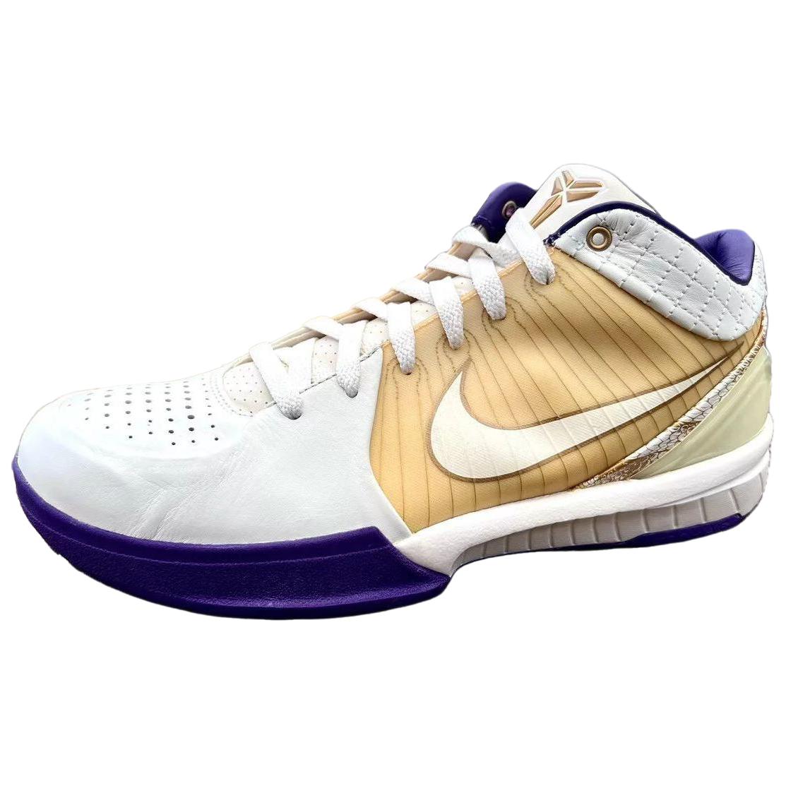Кроссовки Kobe 4 Beijing 2 Finals Nike, White/Gold/Purple