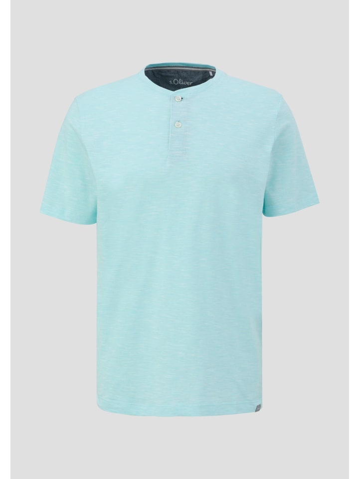 

Футболка цвета 60G1_светло-бирюзовый s.Oliver, Зеленый, Футболка цвета 60G1_светло-бирюзовый s.Oliver