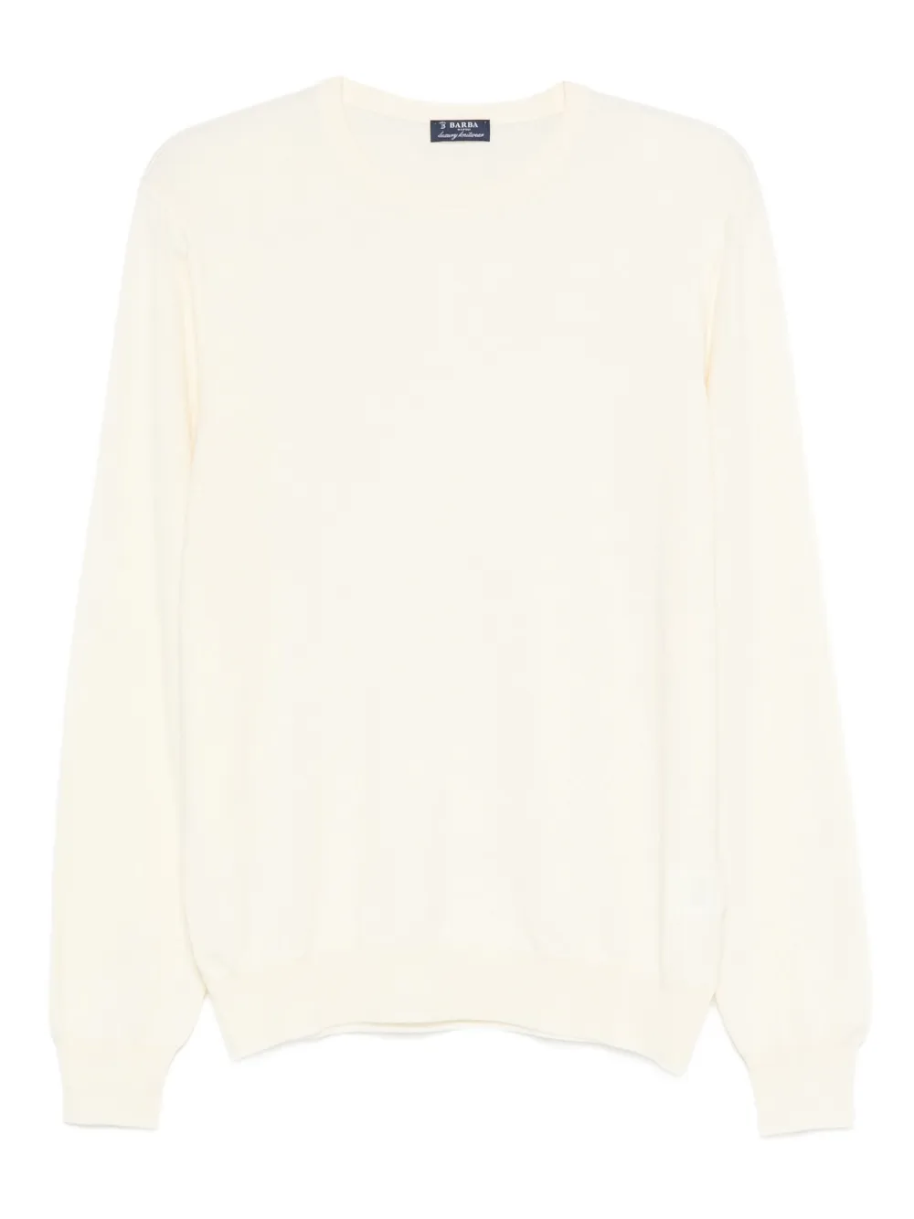 

Свитер с круглым вырезом Barba, белый