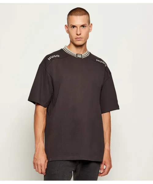 

Футболка dydall_rb Oversize fit Hugo, серый