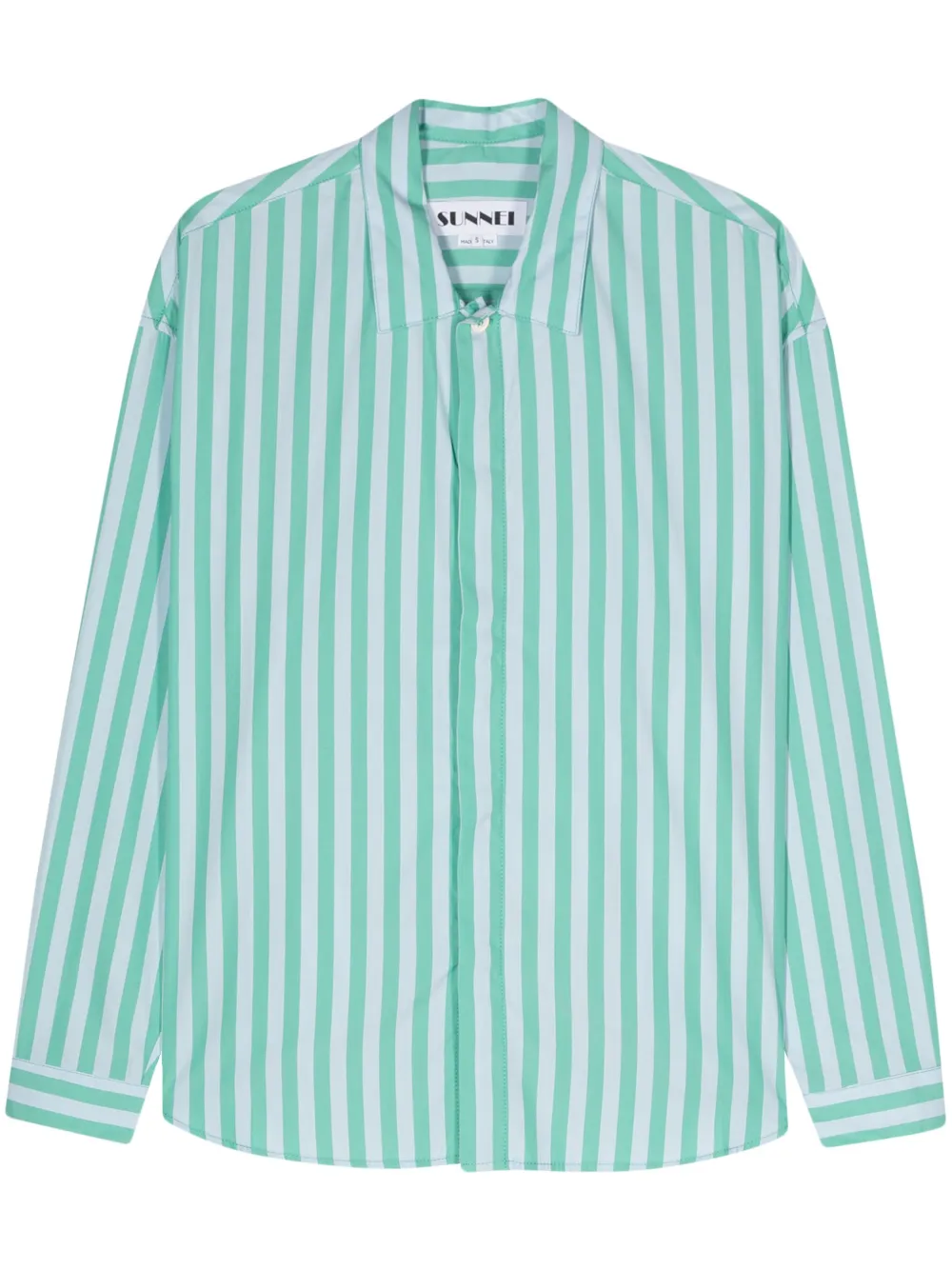 

Рубашка в полоску Sunnei, синий