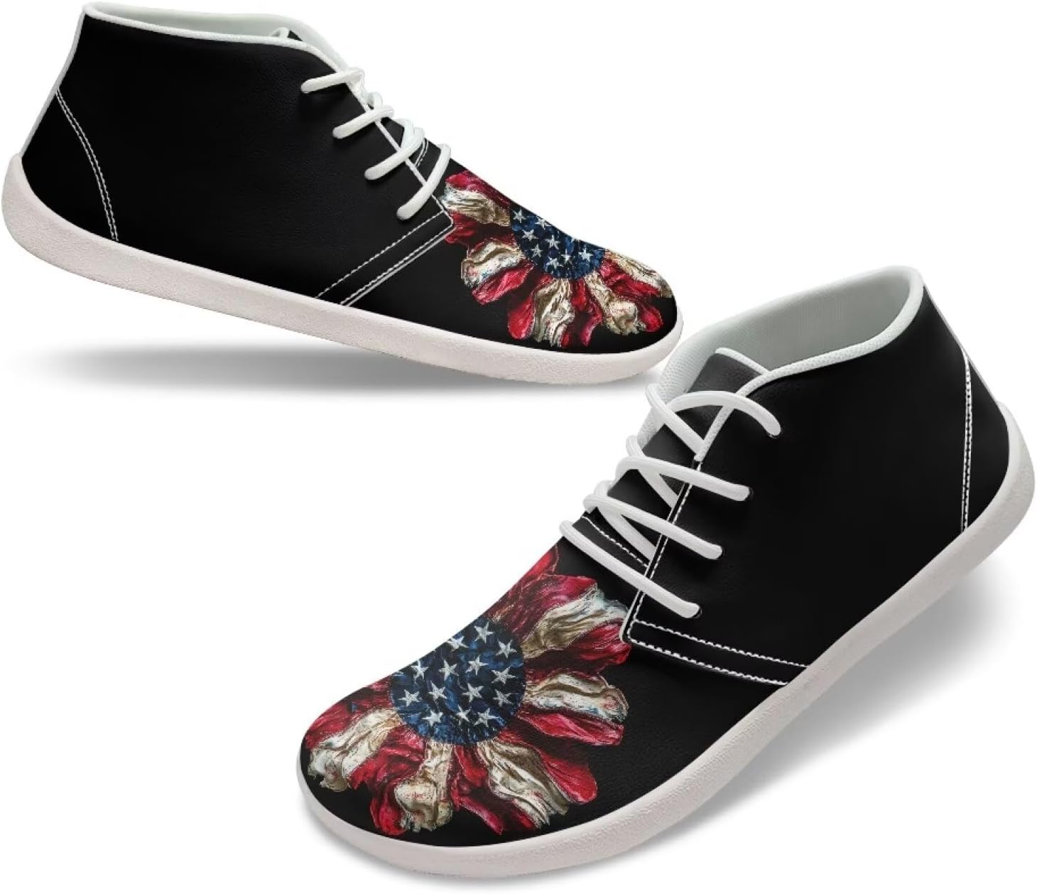 

Мужские минималистичные босоножки Fuxowvby, Модные кроссовки с широкой носочной частью, Обувь с нулевым перепадом для тренировок, ходьбы, бега и тенниса, размеры US 5-14, American Flag