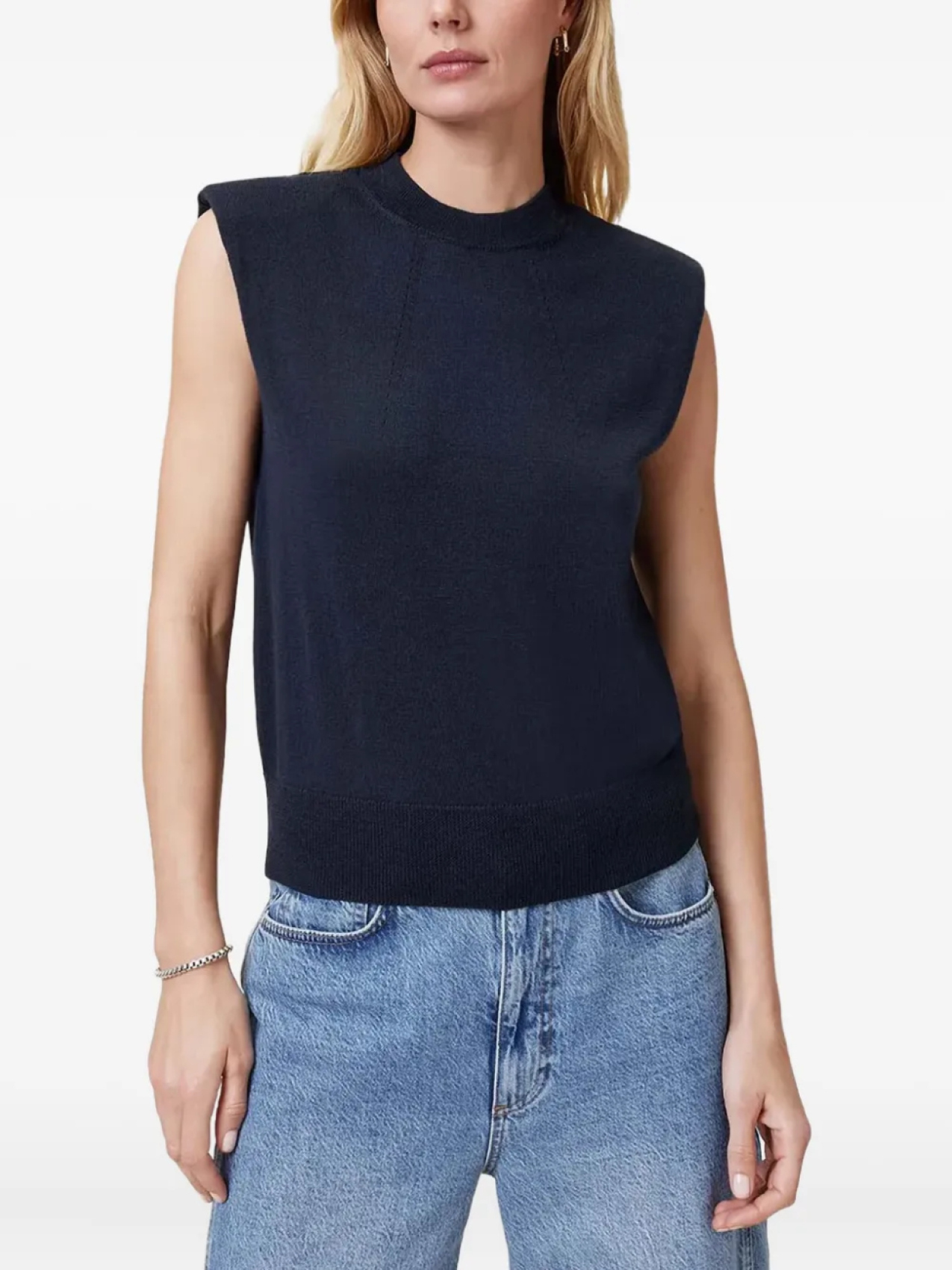 

Топ без рукавов AllSaints Kayla, синий
