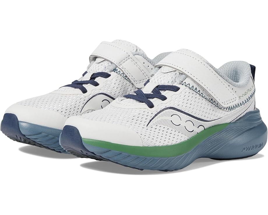 

Кроссовки Saucony Kids Kinvara 14 A/C Sneakers, цвет Grey/Blue/Green