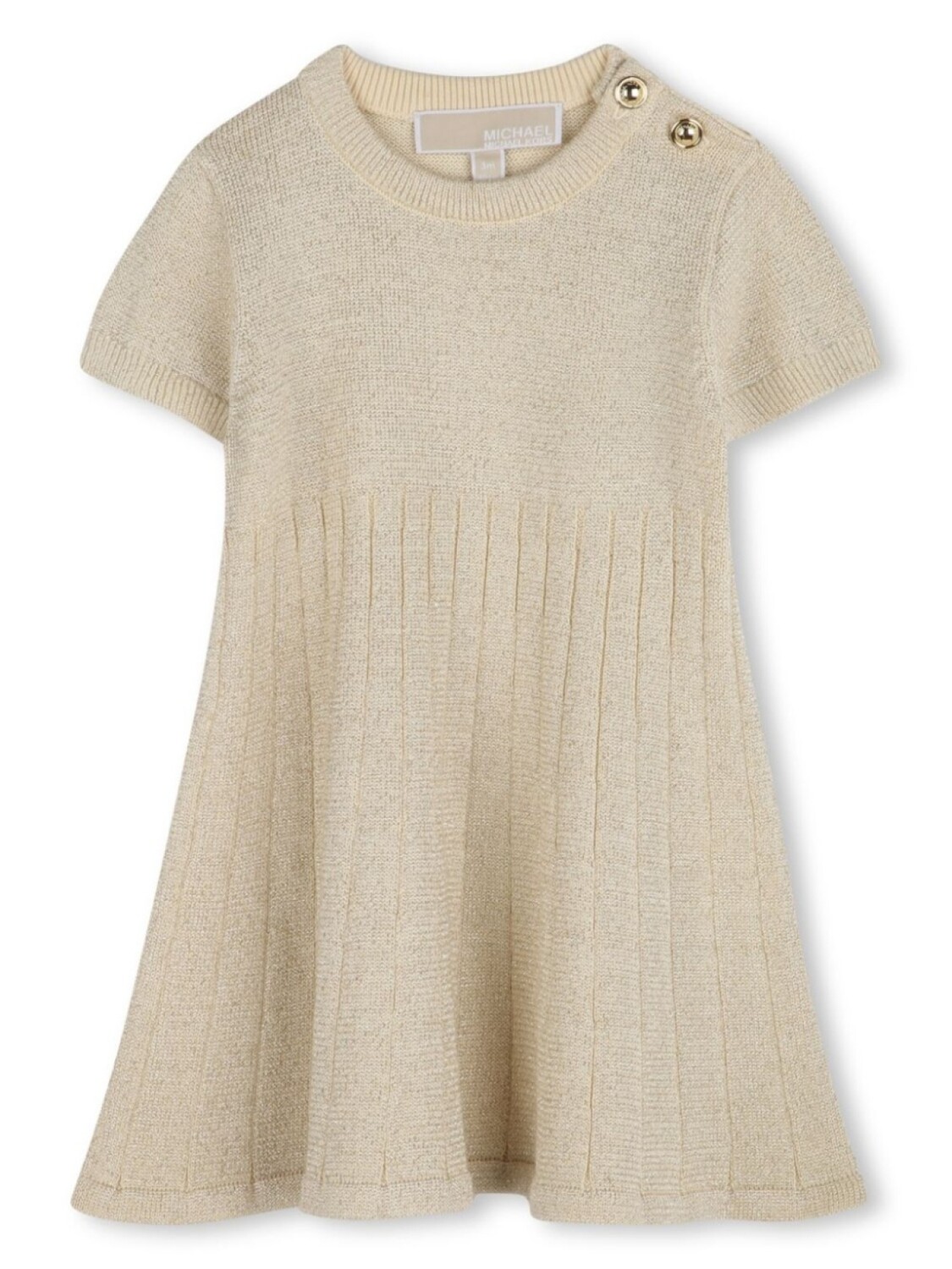

Платье в рубчик Michael Kors Kids, нейтральный цвет