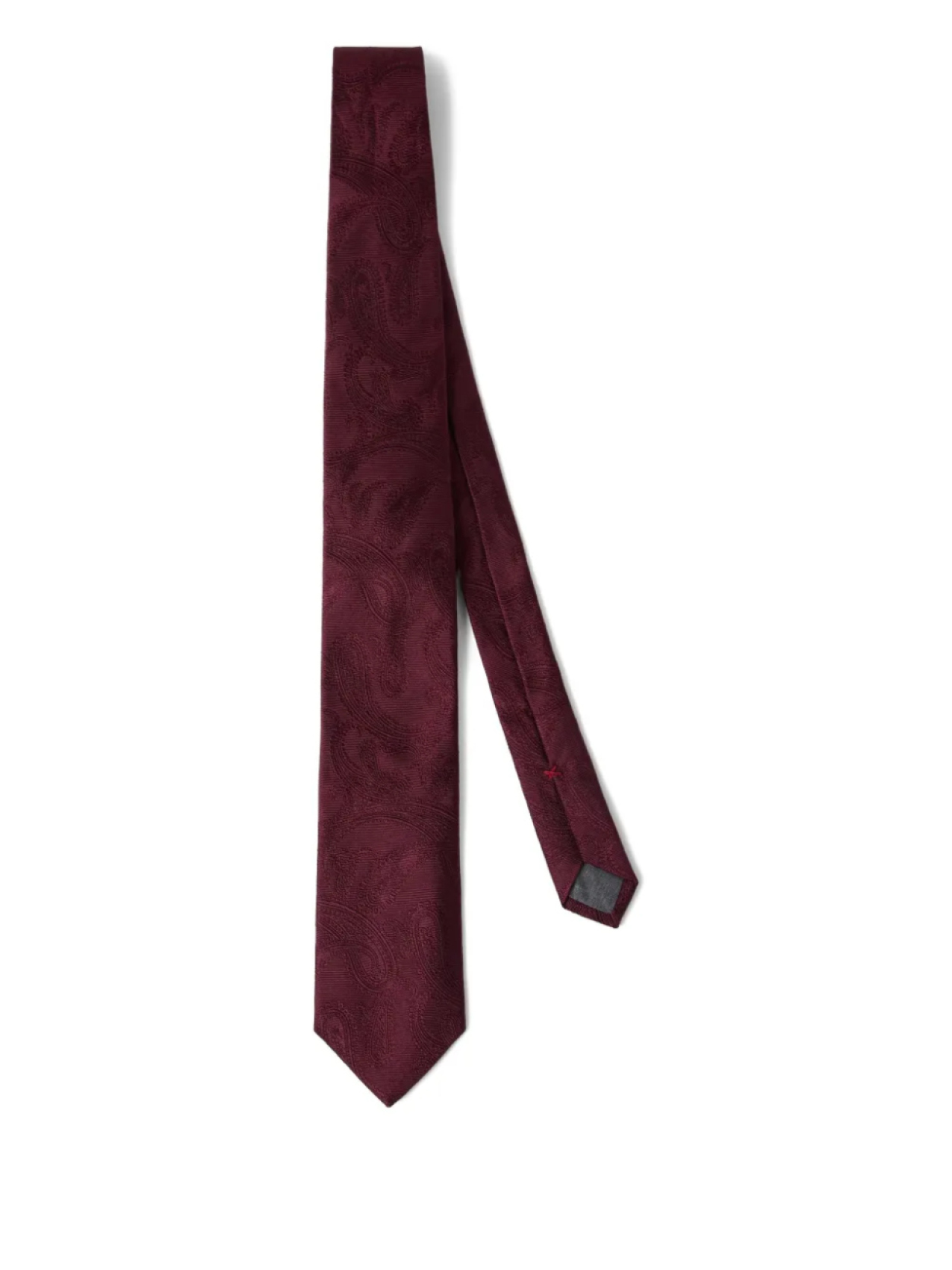 

Шелковый галстук Brunello Cucinelli, красный