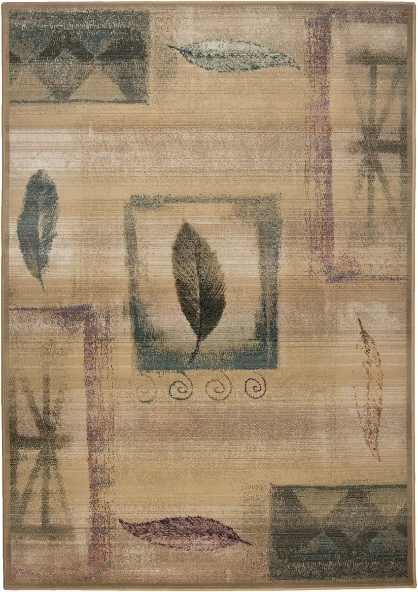 

THEKO ковер "Gabiro 003", прямоугольный, для гостиной 90х160 см, бежевый