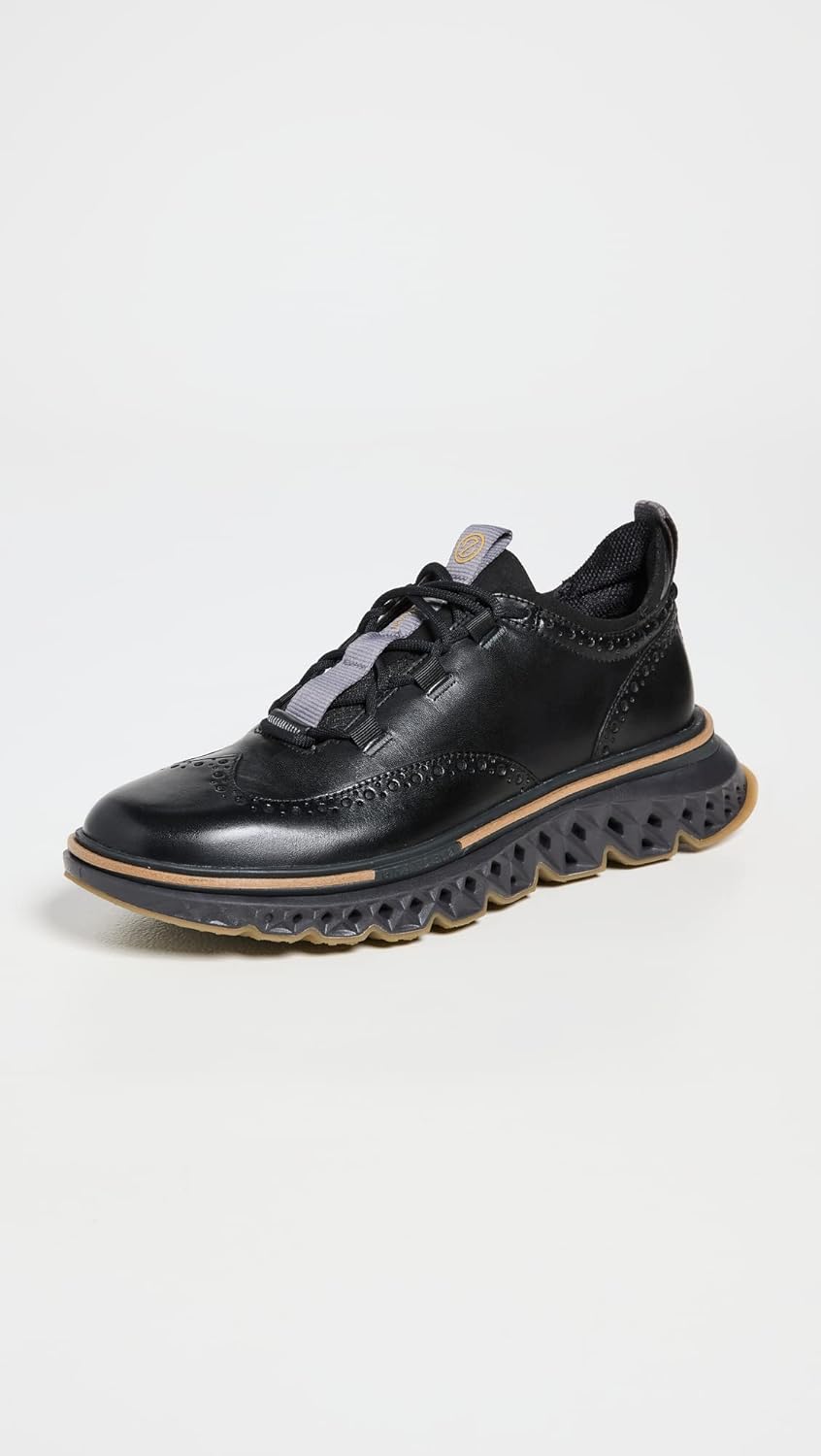 Мужские кроссовки Cole Haan 5.Zerogrand с крыльями, черный/розовый — фото 2