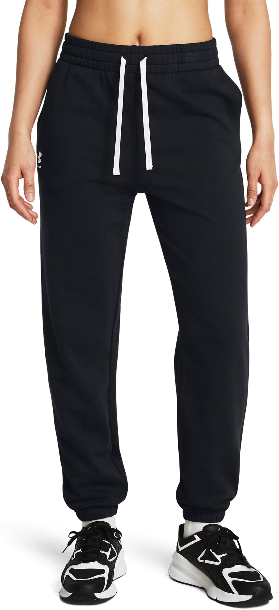 

Брюки Under Armour Rival Terry Joggers, цвет Black/Black/White