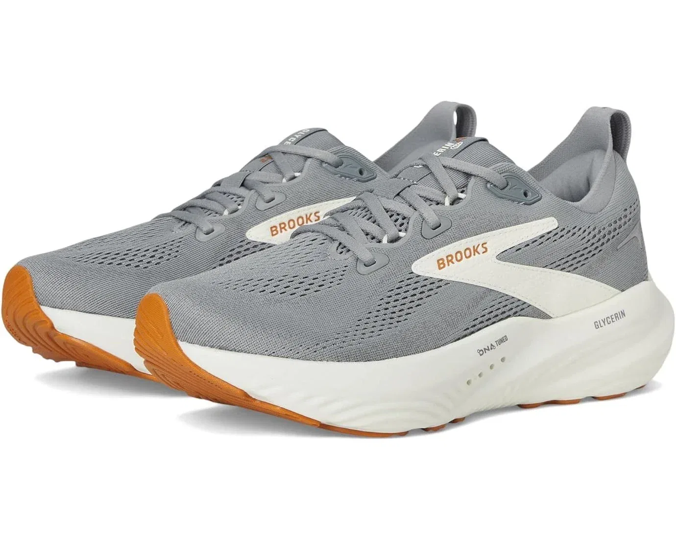 Кроссовки Brooks Glycerin 22 110445-1D-097 серые, для бега RHS7807