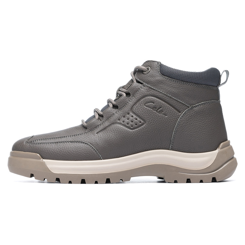 

CELE Мужские серые высокие кэжуал кроссовки с амортизацией и водонепроницаемым покрытием, цвет Gray