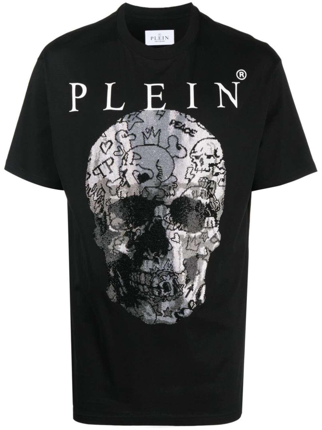 

Philipp Plein футболка с принтом Skull, черный