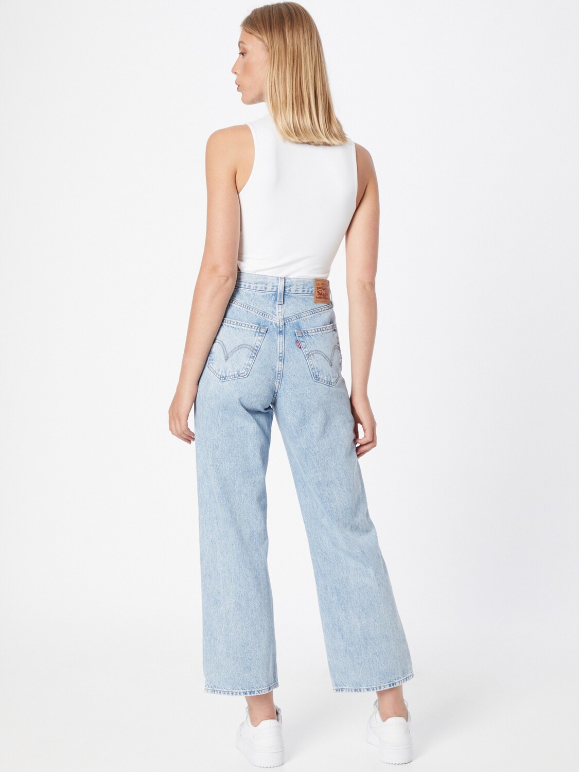 LEVI'S  Джинсы Regular 'High Waisted Straight Jeans' в светло-голубом цвете — фото 4