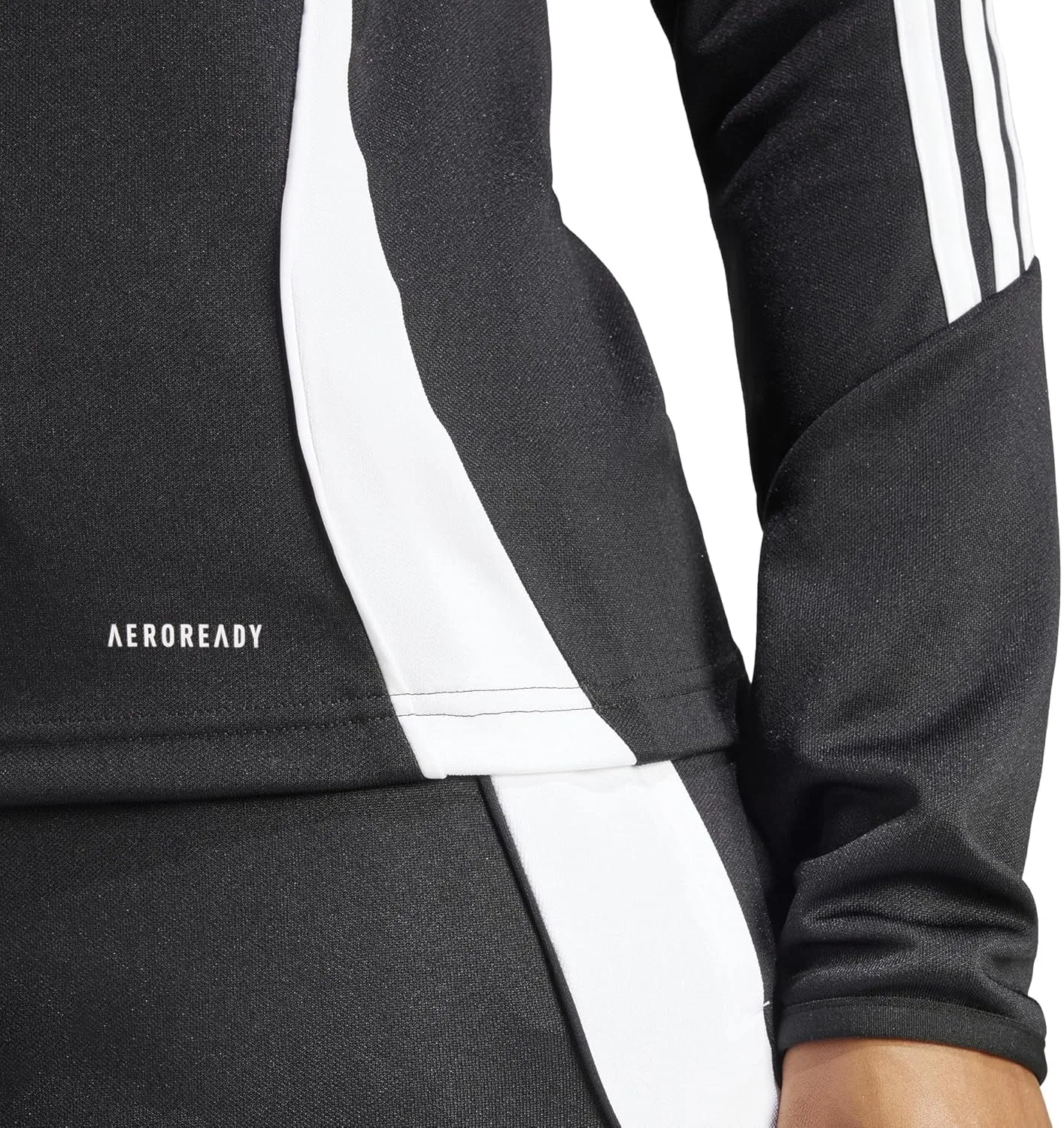 Женская тренировочная куртка Tiro 24, adidas, Black/White — фото 4