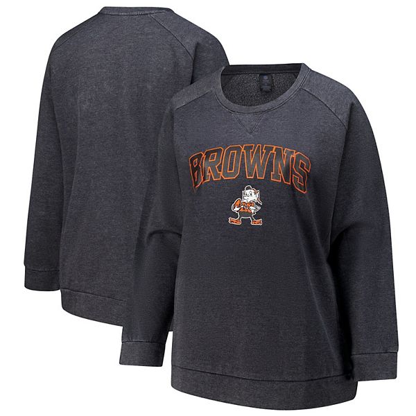 

Женский свитшот Cleveland Browns с кислотным принтом Fanatics, Коричневый, Женский свитшот Cleveland Browns с кислотным принтом Fanatics