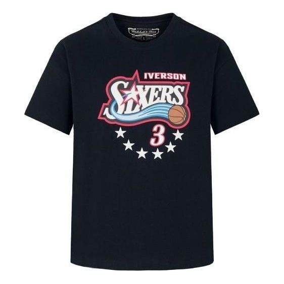 

Футболка Mitchell & Ness x NBA Philadelphia 76ers T-shirt 'Allen Iverson 3', черный