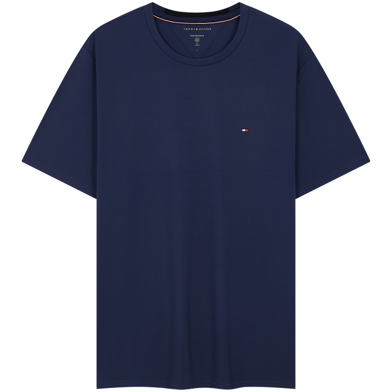 

Хлопковая футболка Tommy Hilfiger, темно-синий