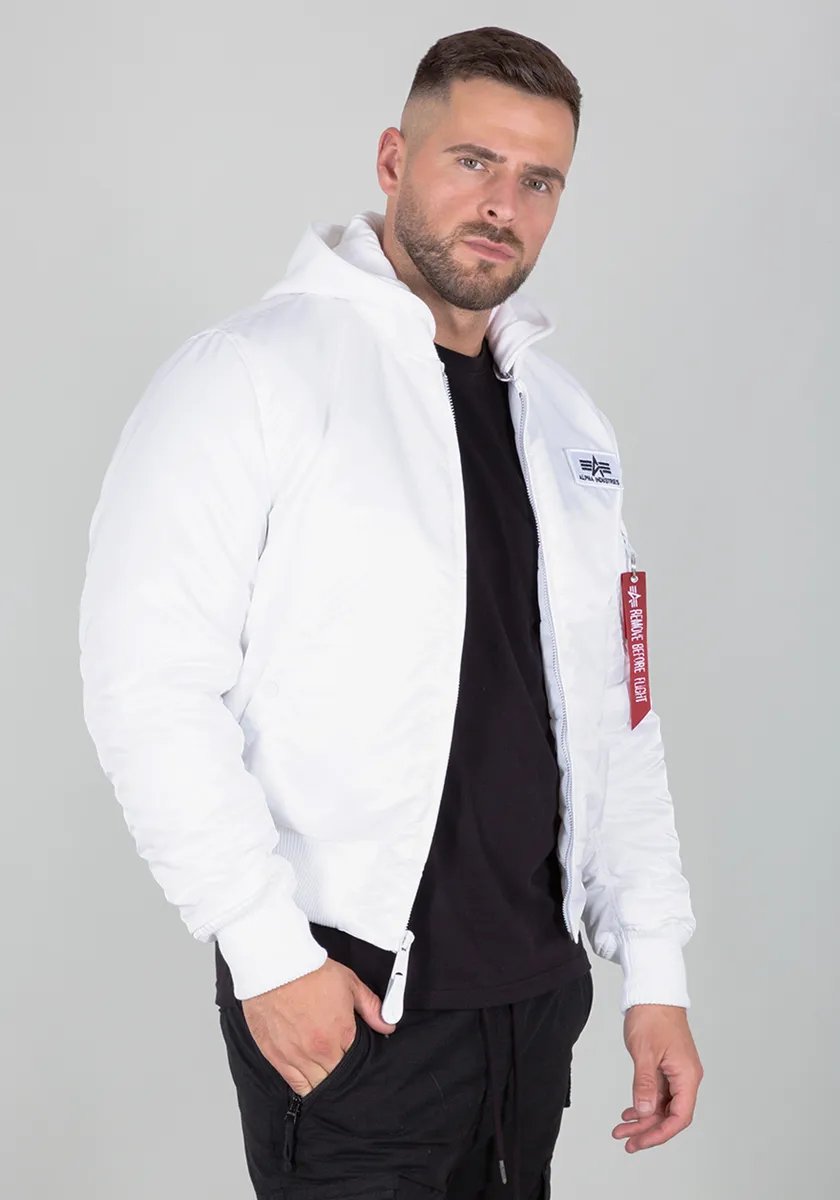 

Куртка-бомбер Alpha Industries " Alpha Industries Мужчины - Куртки-бомберы MA-1 ZH с принтом на спине", белый