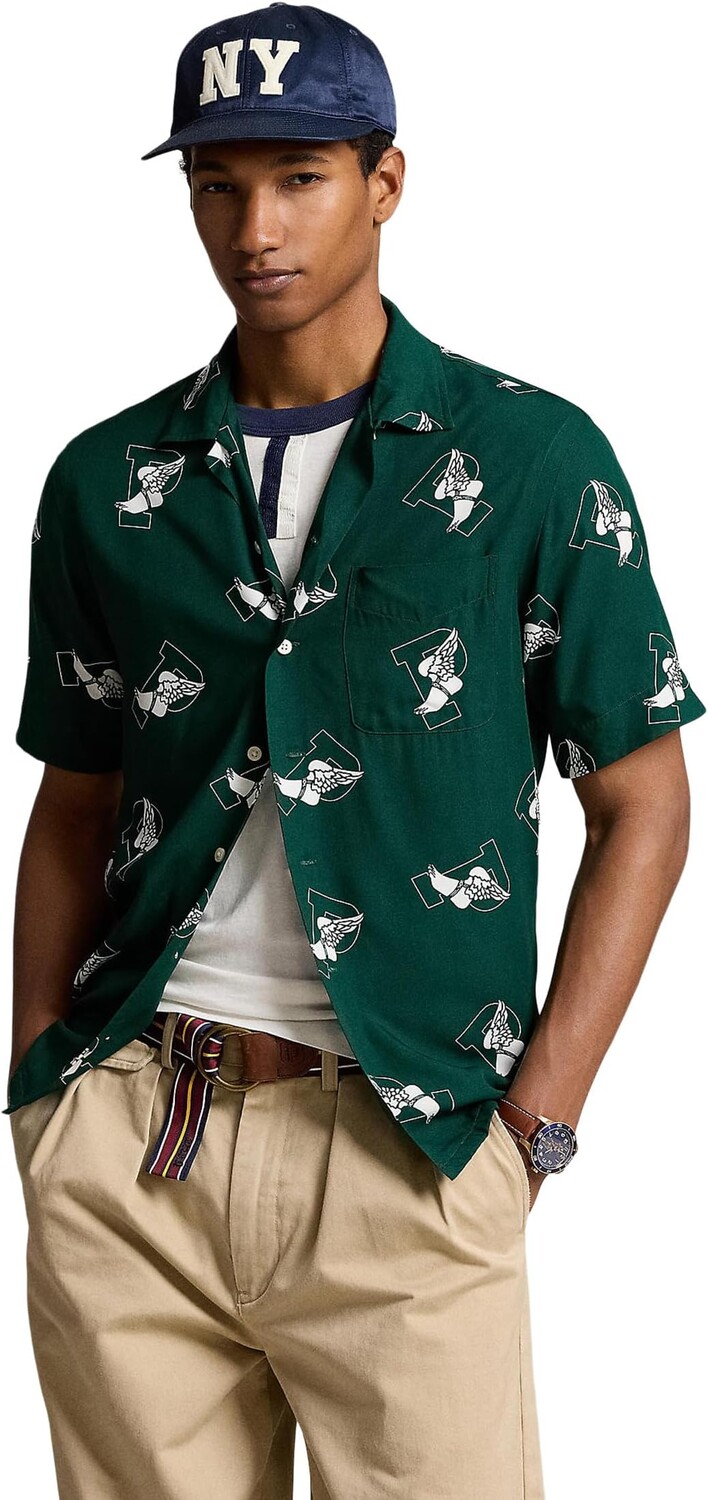 

Рубашка Polo Ralph Lauren Classic Fit P-Wing Camp Shirt, цвет P-Wing Toss