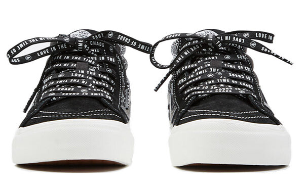 Кроссовки goodhood x vault og sk8-mid lx retro sneakers 'black white' Vans, черный — фото 3