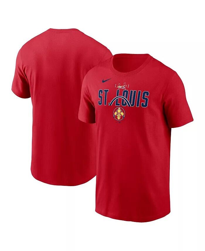 

Мужская красная футболка с графическим рисунком St. Louis Cardinals 2024 City Connect Nike, красный