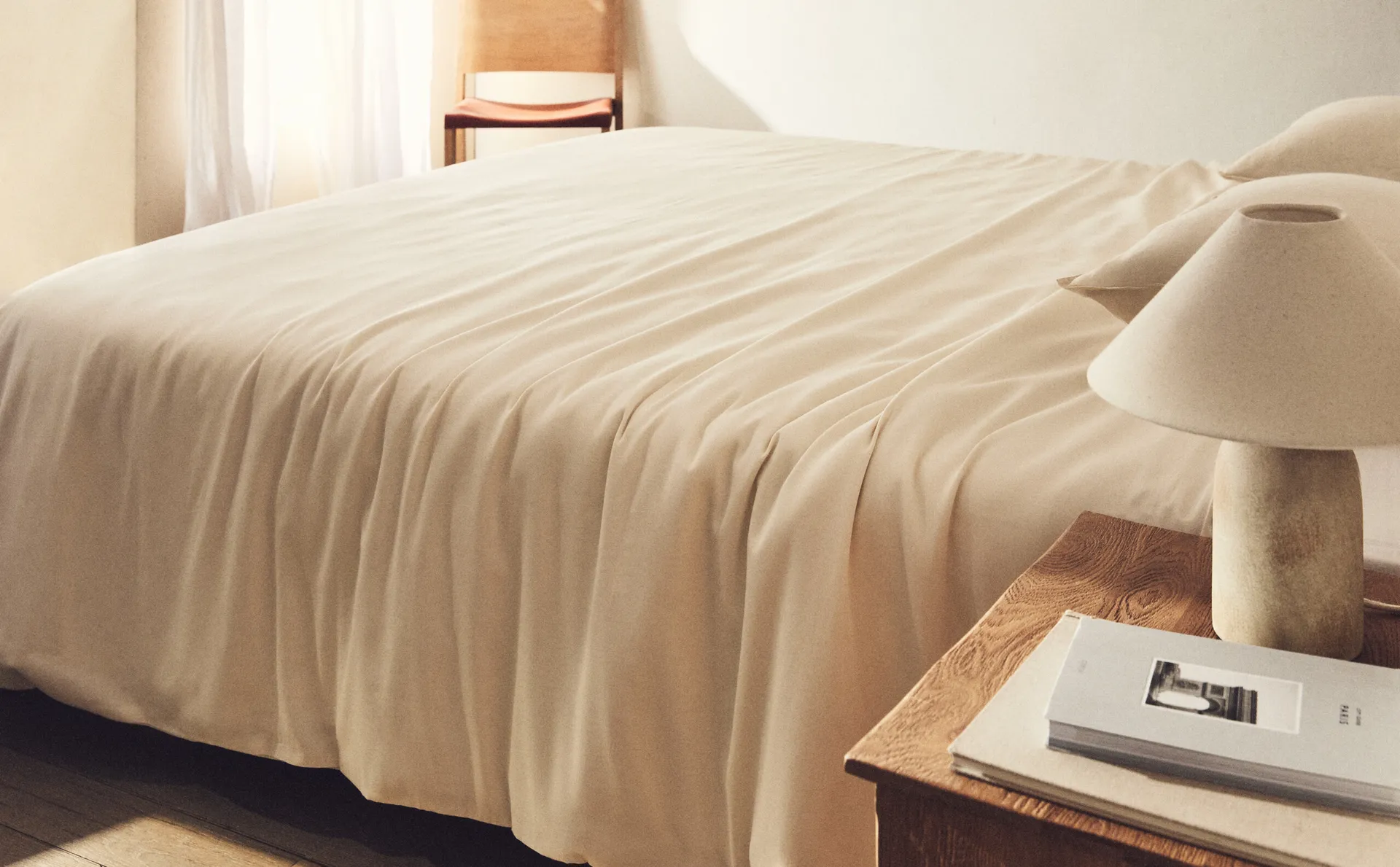 

(500 нитей) пододеяльник из сатина Zara Home, серый