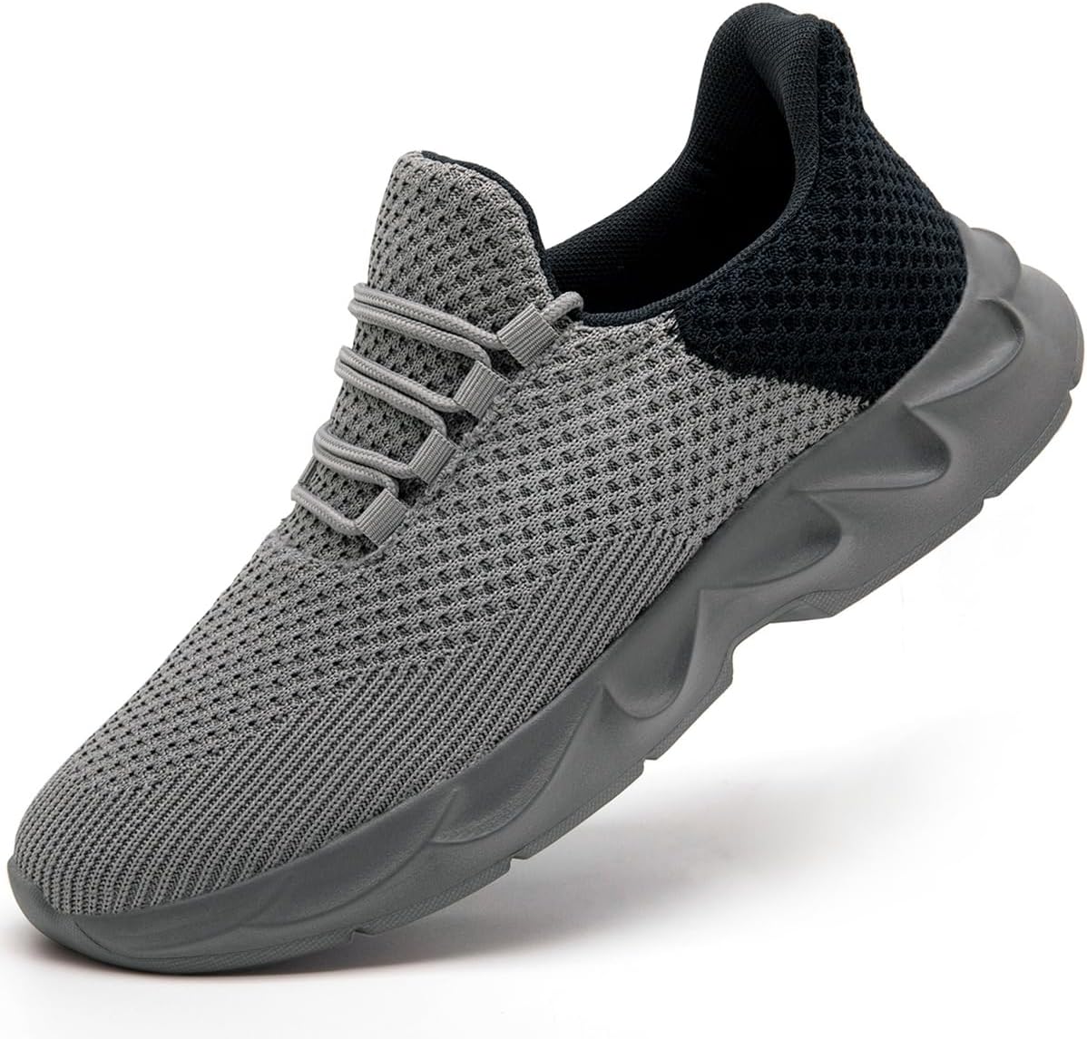 

Мужские босоножки с широким носком, беговые, с равной подошвой, заземляющие, противоскользящие, спортивные, для трейлов, атлетическая обувь, для прогулок и тренировок, легкие, для улицы, повседневные модные кроссовки Dlwkipv, светло-серый