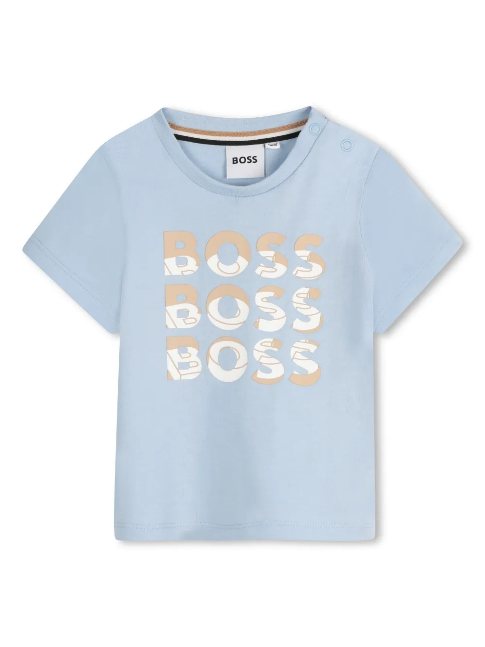 

Футболка с логотипом BOSS Kidswear, синий