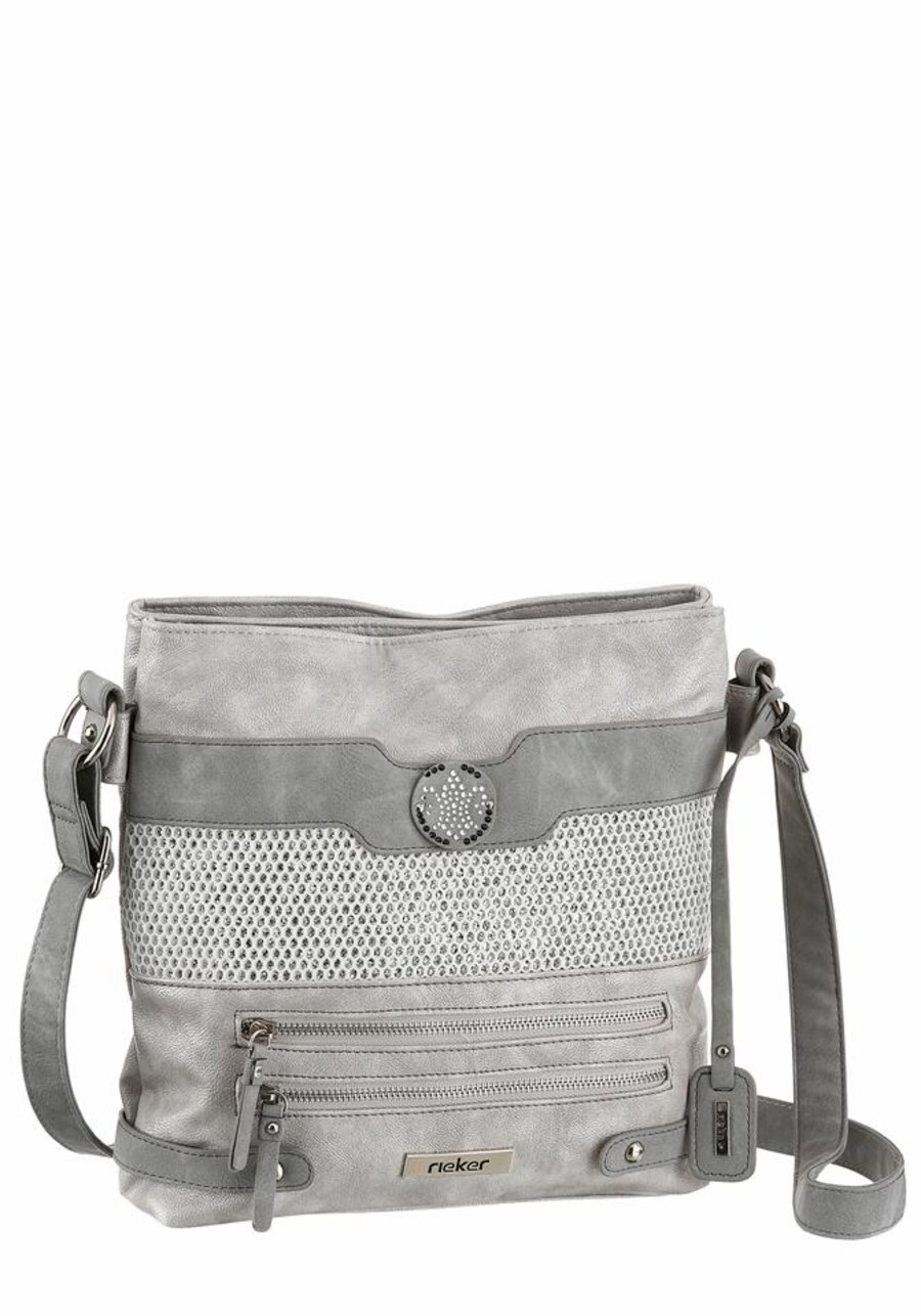 

Сумка через плечо Rieker, цвет Grey/Light grey/Dark grey
