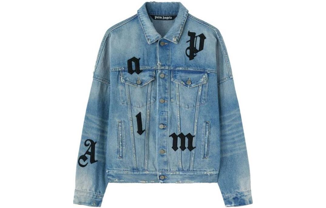 

Куртка мужская Palm Angels джинсовая, светло - голубой