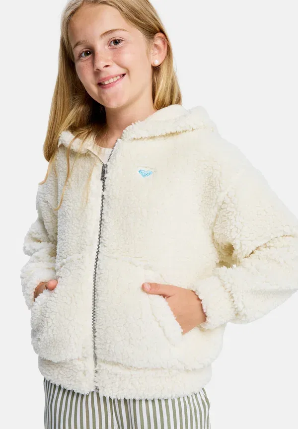 Куртка флисовая Roxy Back to mit reissverschluss für ergpf03093 fleece jacket, белый — фото 3
