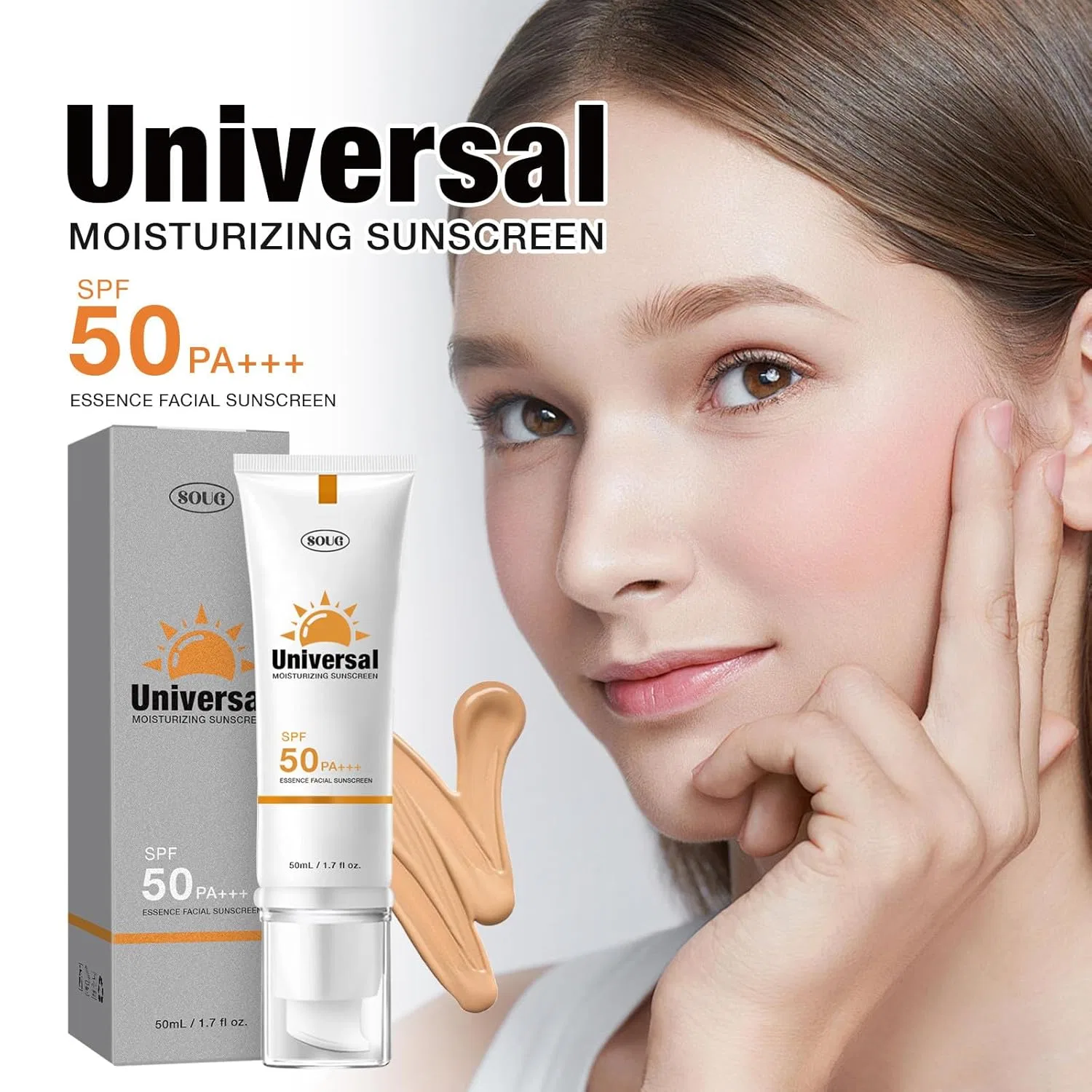 Тонирующий солнцезащитный крем SPF 50 для лица Lmdgds — фото 2
