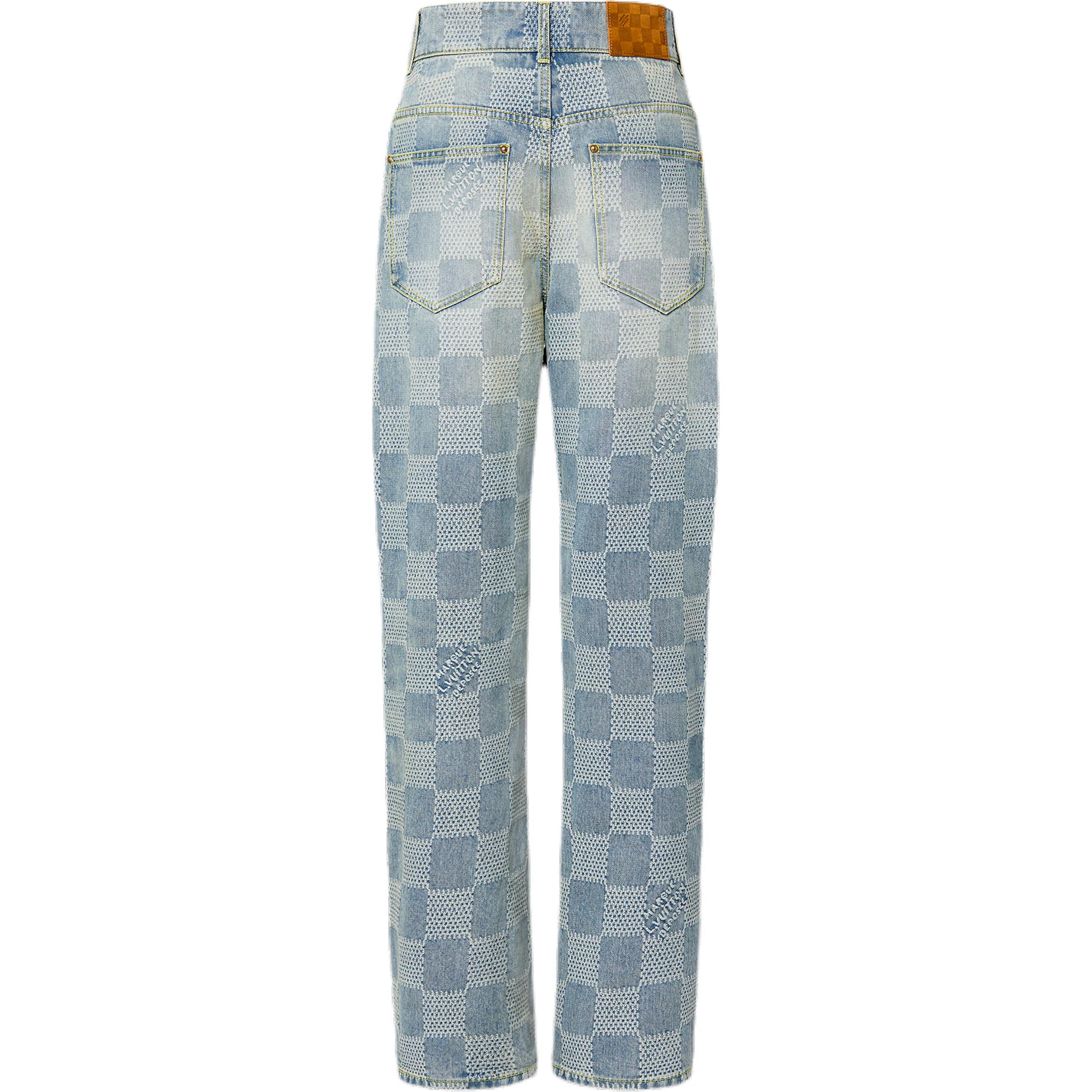 Джинсы Louis Vuitton, синий — фото 4