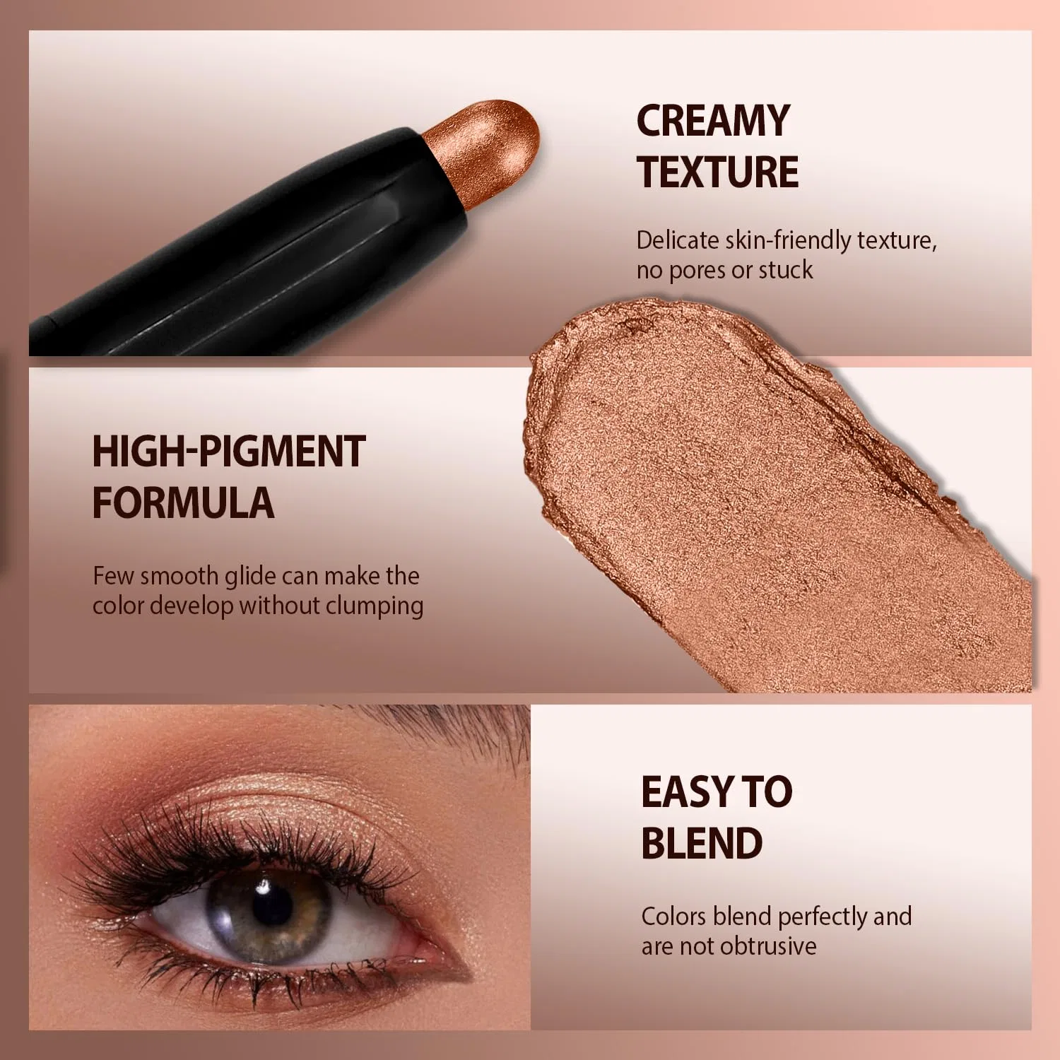 Карандаш-тени для век Beauty Searcher, матовый и шиммерный Beauty Searcher, #B Set (01-02-09) — фото 3