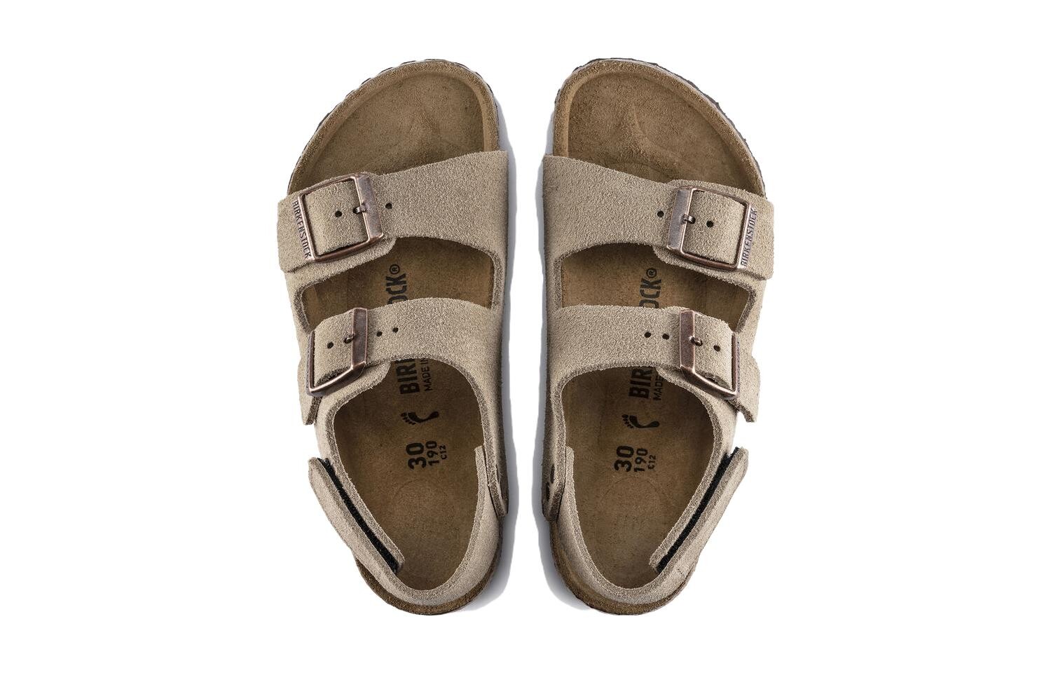 Детские сандалии Kids Taupe Birkenstock, коричневый — фото 4