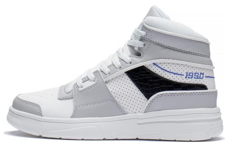 

Кроссовки LINING Retro 90 Lifestyle Shoes Women's High-top White, черный