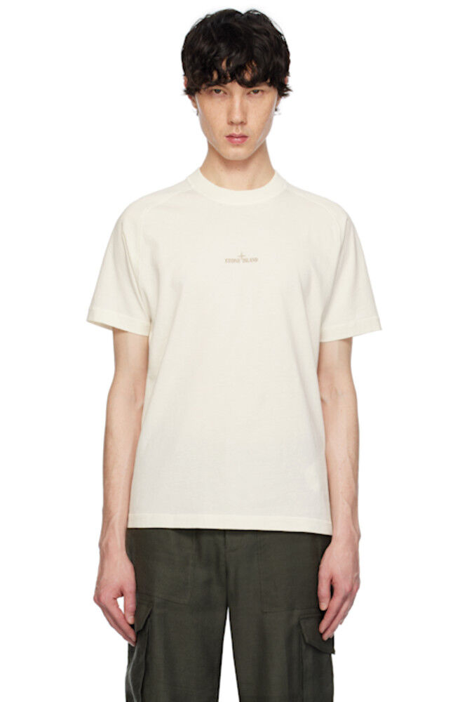 

Футболка Off-White 2100020 из органического хлопкового джерси Stone Island