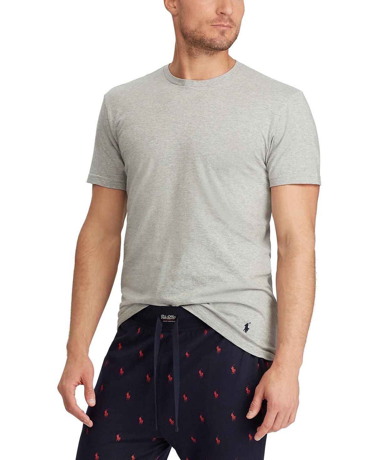 

Мужская рубашка приталенного кроя с круглым вырезом, комплект из 3 шт. Polo Ralph Lauren