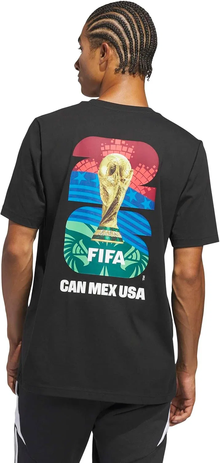 Футболка мужская adidas, FIFA World Cup 2026, Black — фото 3