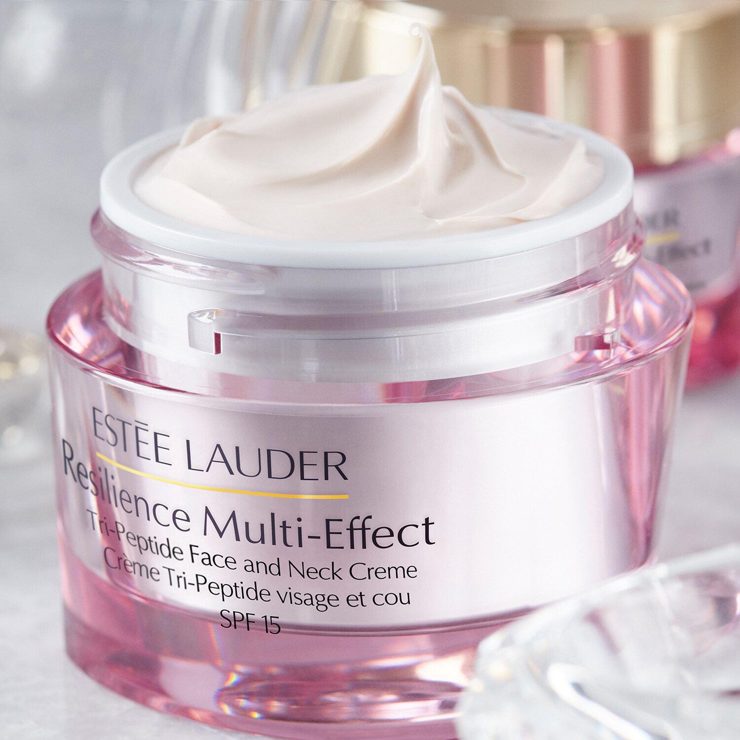 Крем для лица SPF ESTÉE LAUDER И шеи Resilience Multi Effect с трипептидами и, reiche Creme — фото 3
